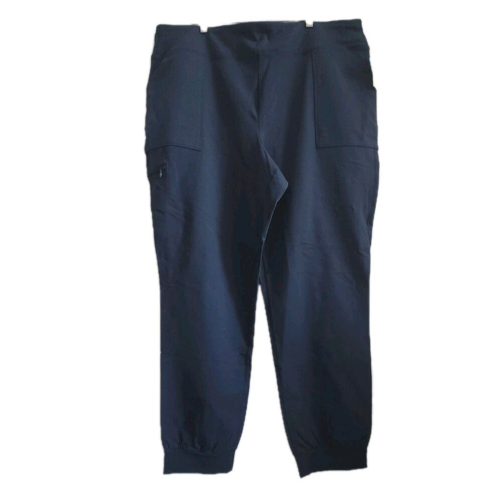 NWT Duluth Trading Co Pants Blue Noga Classic Joggers Supplex Women’s Size XXL